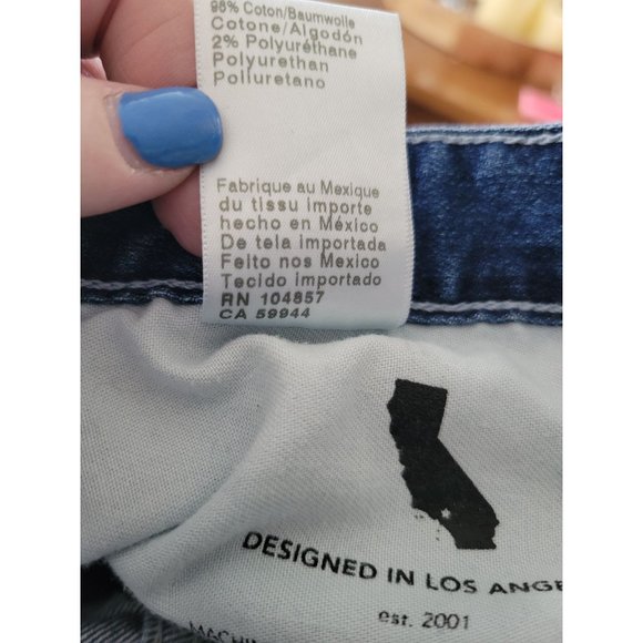 AG Adriano Goldschmied Women The Ex-boyfriend Japanese fabric slim jean size 30 - Picture 9 of 12